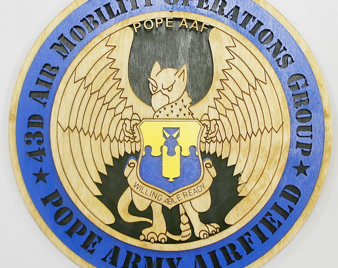 12" and 18"  Air Force 43d Air Mobility Operations Group