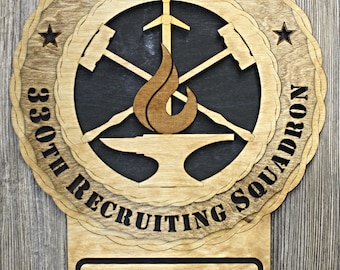 330th Recruiting Squadron Wall Tribute