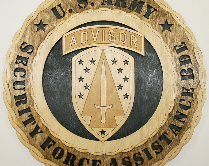 12" and 18" Security Force Assistance BDE Wall Tribute
