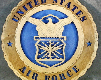 12" and 18" Air Force Wall Tribute