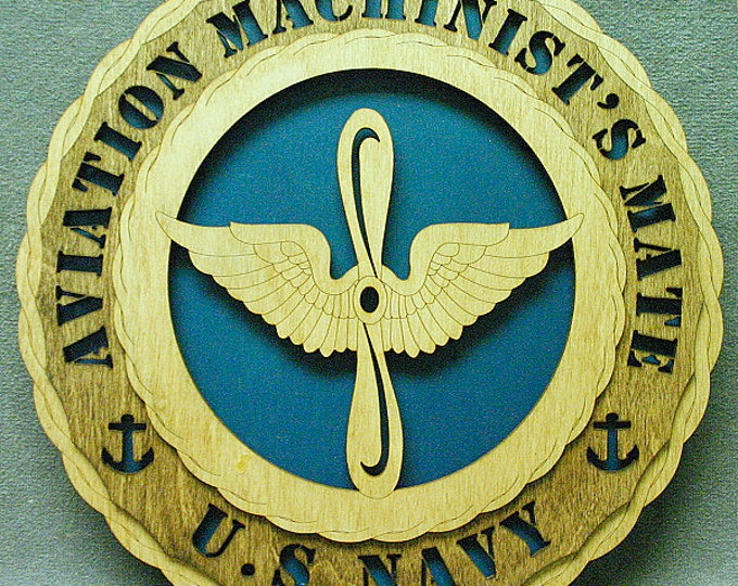 Custom 12" Navy Machinist Mate Wall Tribute