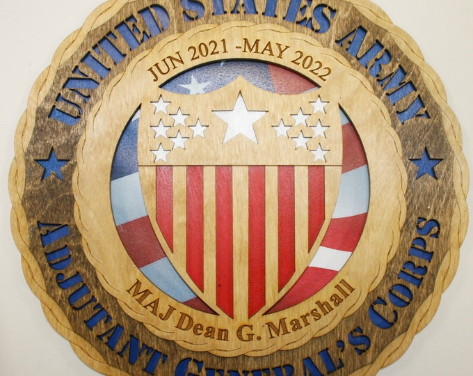 Army Adjutant General's Corps Wall Tribute