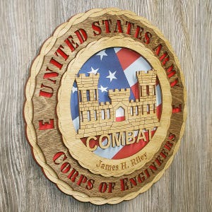 Army Combat Engineer Wall Tribute