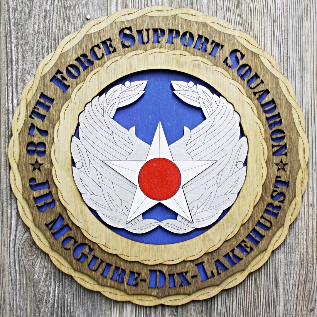 Air Force 87th FSS Wall Tribute - Etsy