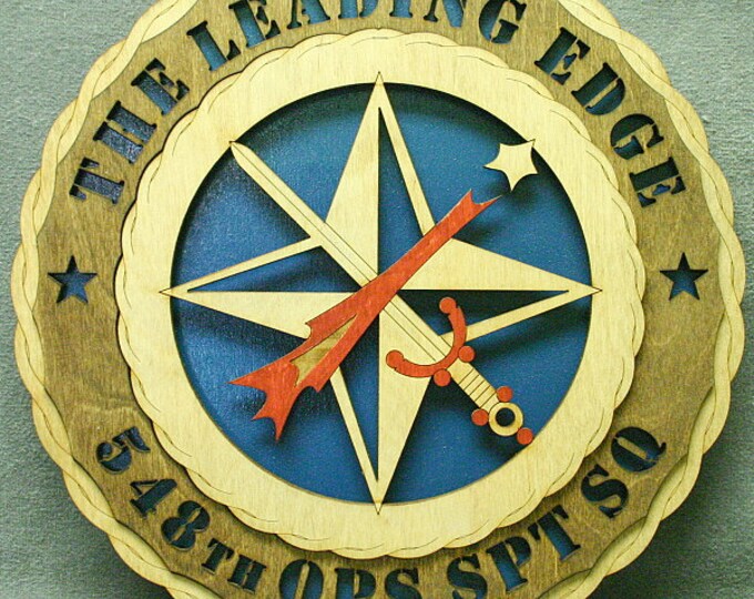 Custom 12" 548th OSS Wall Tribute