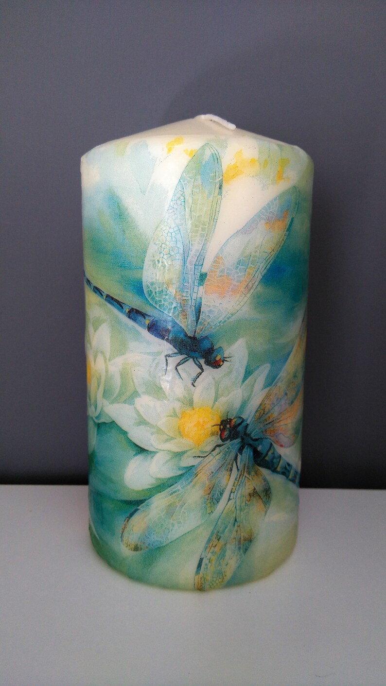 Dragonfly decorative candle dragonfly gifts Etsy