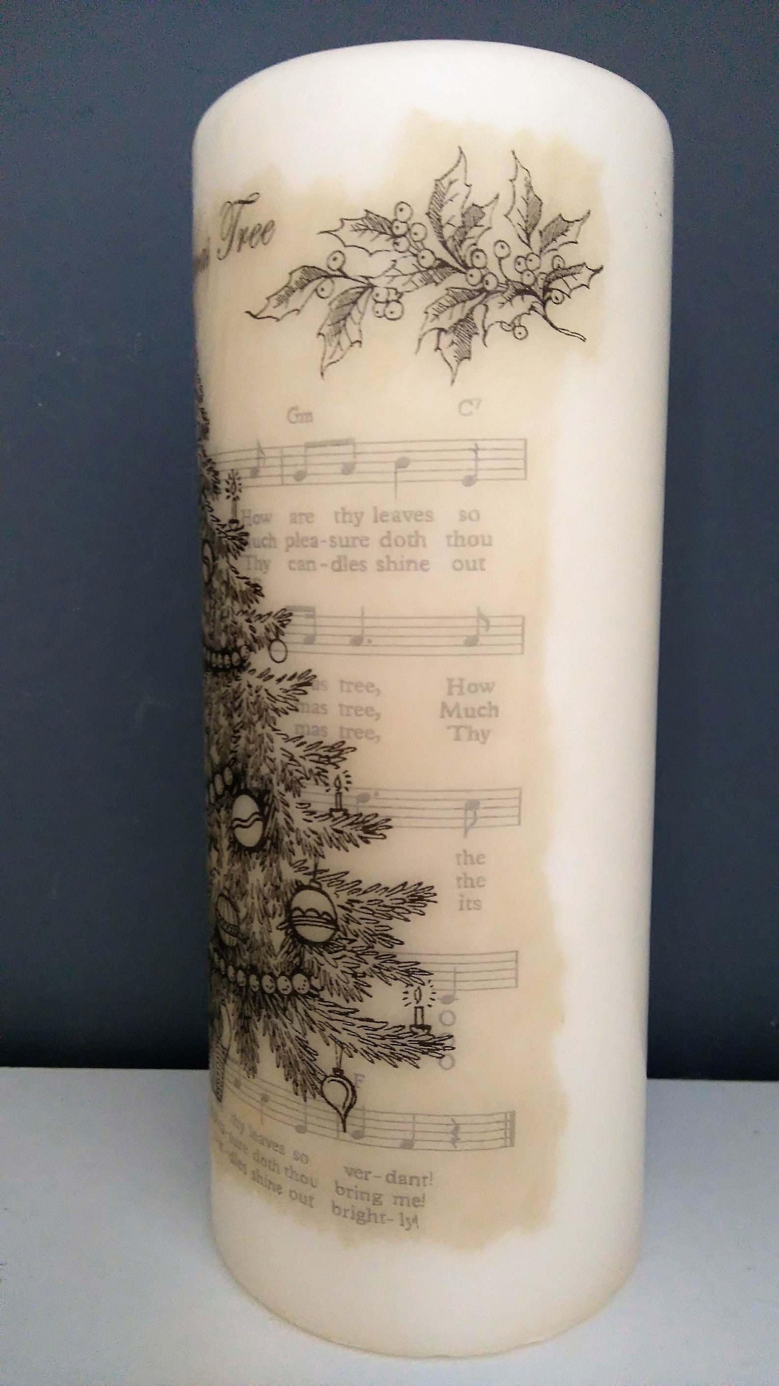 Christmas Tree Decorative Candle Secret Santa Gifts - Etsy UK