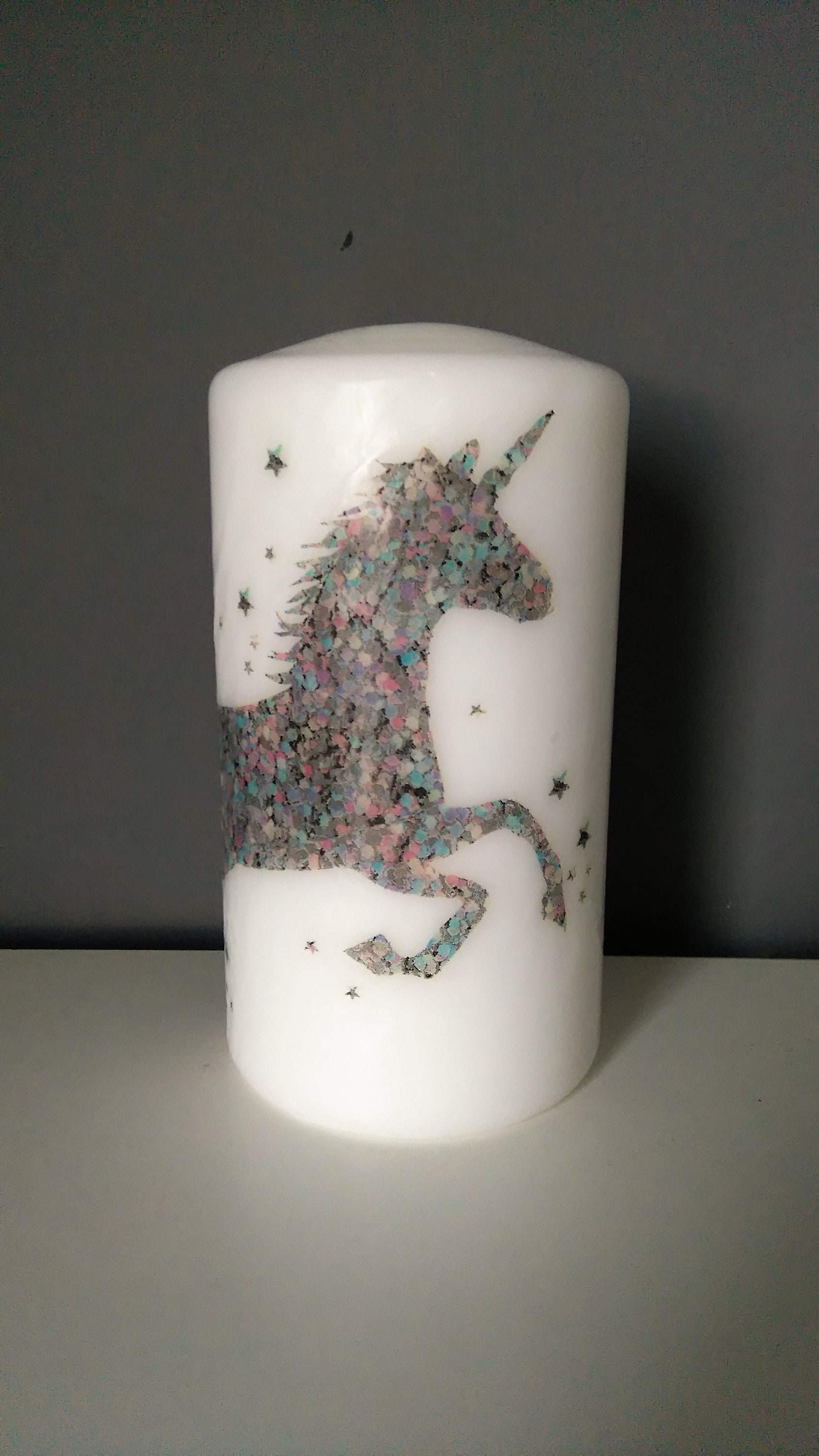 Unicorn decorative candle unicorn gifts Etsy