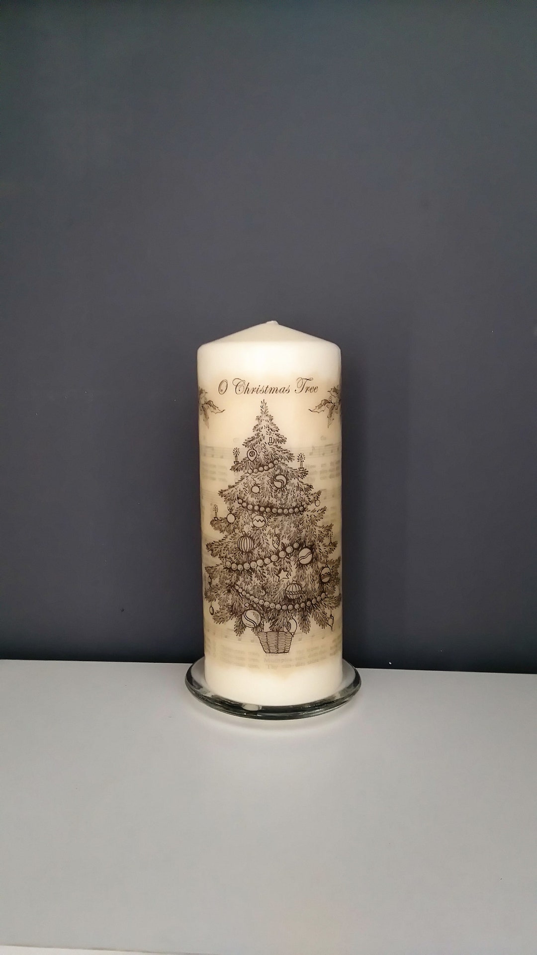 Christmas Tree Decorative Candle Secret Santa Gifts - Etsy UK