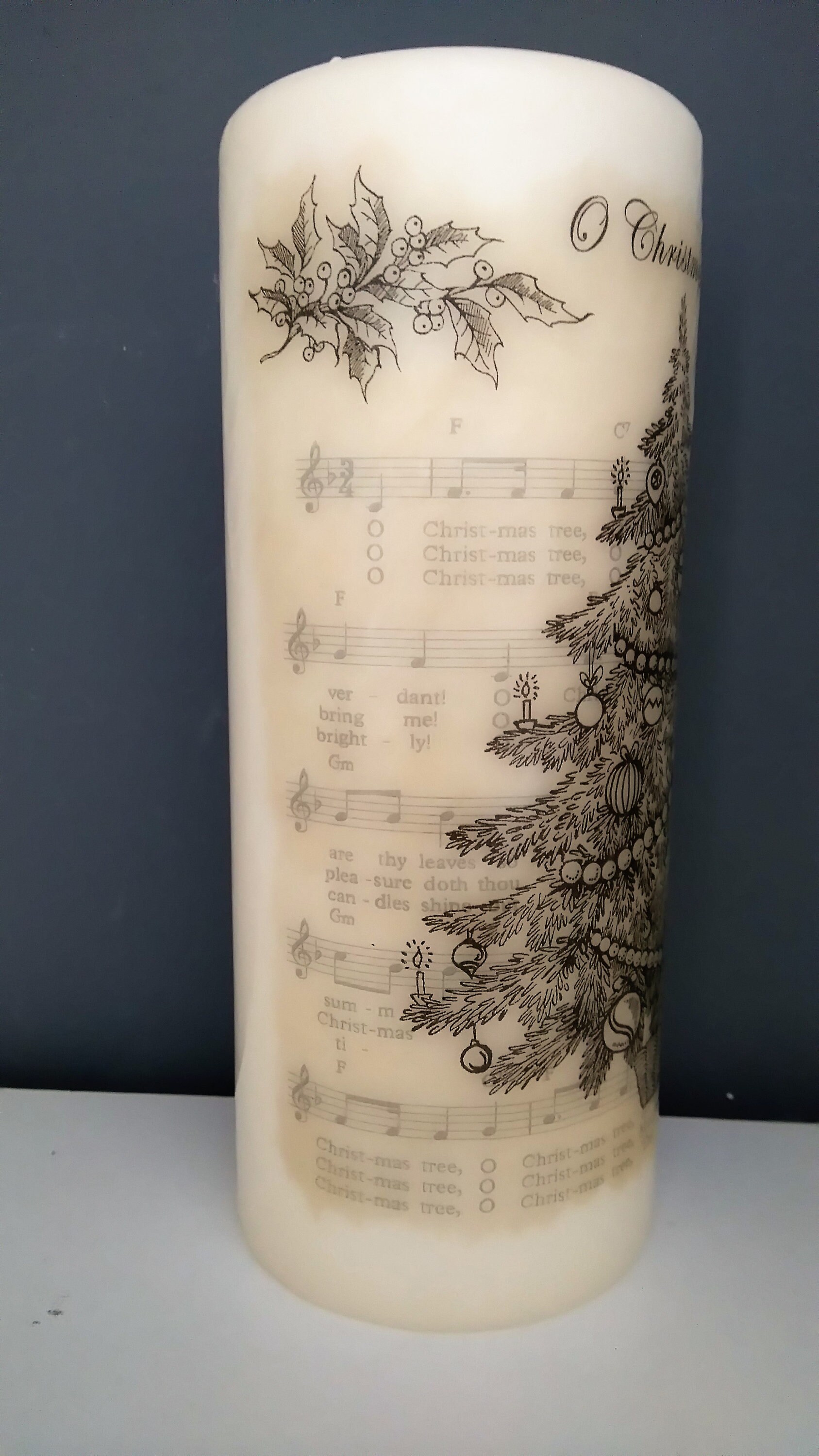 Christmas Tree Decorative Candle Secret Santa Gifts - Etsy UK