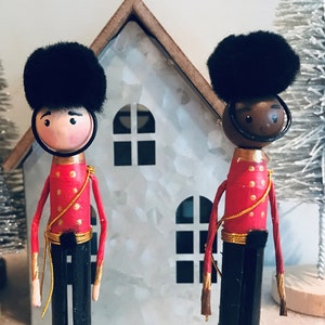 Hand Painted Toy Soldier Christmas Ornament or Figurine