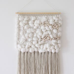 Woven wall hanging | Woven wall art | Woven tapestry wall hanging | Wall tapestry weaving | Contemporary weaving | Nursery wall art decor