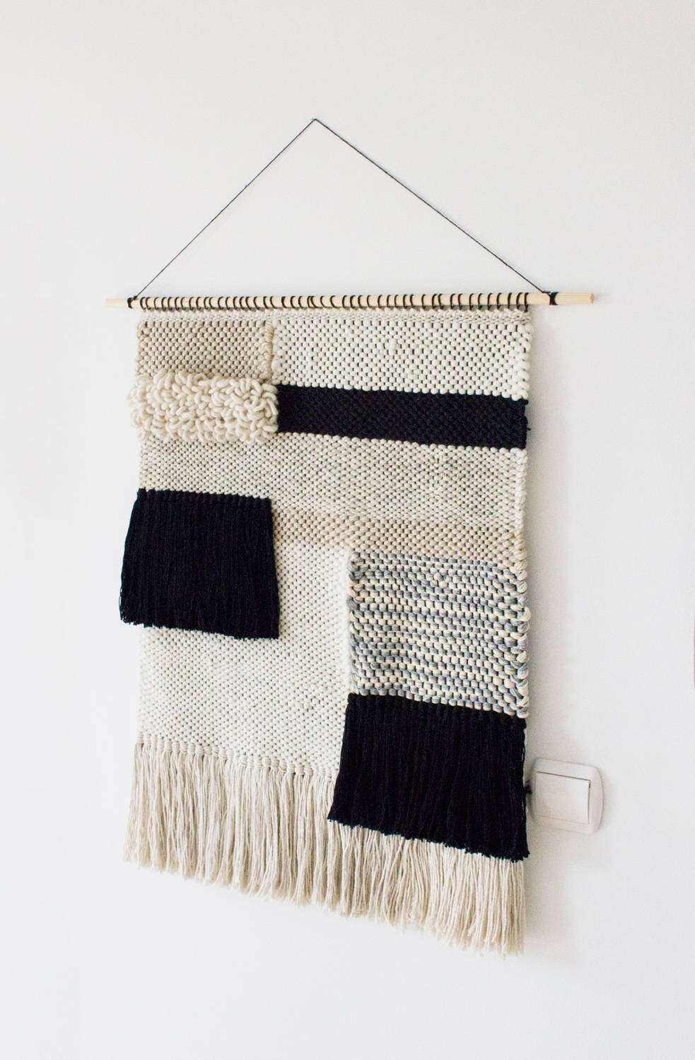 Large Woven Wall Hanging Woven Wall Art Weaving Scandinavian Style