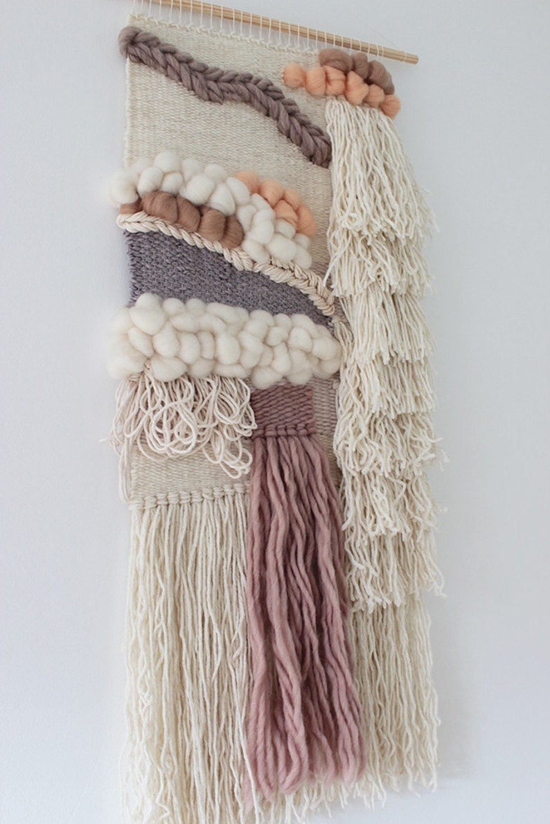 Woven wall hanging Bohemian wall hanging Boho style wall Etsy
