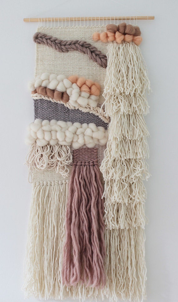 Woven wall hanging Bohemian wall hanging Boho style wall Etsy