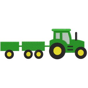 Tractor Embroidery Design - Boy Embroidery Pattern - Machine embroidery digital dowload file - INSTANT DOWNLOAD 7 SIZES