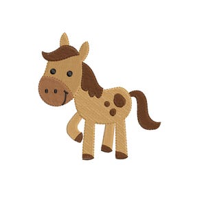 Horse Embroidery Design - Girl Embroidery Pattern - Machine embroidery digital dowload file - INSTANT DOWNLOAD 7  SIZES
