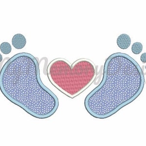 Baby Feet projektowanie aplikacja, noworodka hafty, Baby Design haft, baby shower hafty-Baby Girl, projektowanie haftów maszynowych