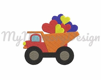 Truck embroidery design - Car embroidery - Baby embroidery - Embroidery for boys - Machine embroidery design - INSTANT DOWNLOAD