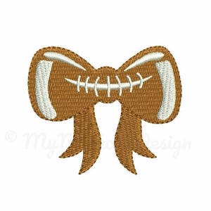 Football embroidery design - Bow embroidery - Machine embroidery - Digital File - Instant download - pes hus jef vip vp3 xxx dst exp