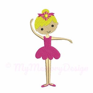 Ballet dancer embroidery design,  Ballet girl embroidery design, Little Girl embroidery, Machine embroidery design, INSTANT DOWNLOAD, 7 size