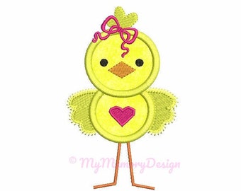 Easter embroidery design - Easter applique - Easter chick embroidery - Machine embroidery design - 4x4 5x7 6x10 size - INSTANT DOWNLOAD