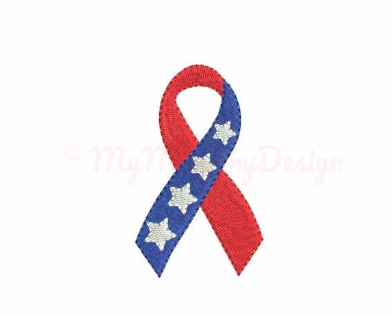 Ribbon embroidery design - Patriotic embroidery - Flag embroidery - Mini embroidery - Machine embroidery pattern - INSTANT DOWNLOAD - 5 size