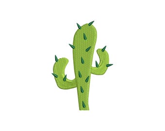 Cactus embroidery - Mexican embroidery design - Mini filled stitch embroidery pattern - INSTANT DOWNLOAD - 5 size