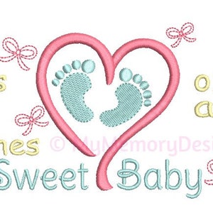 Newborn Birth Announcement Template Embroidery Design Baby Birth Stats ...