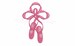 Ballet shoes embroidery design - Mini embroidery - Machine embroidery - Digital File - Instant download - pes hus jef vip vp3 xxx dst exp 