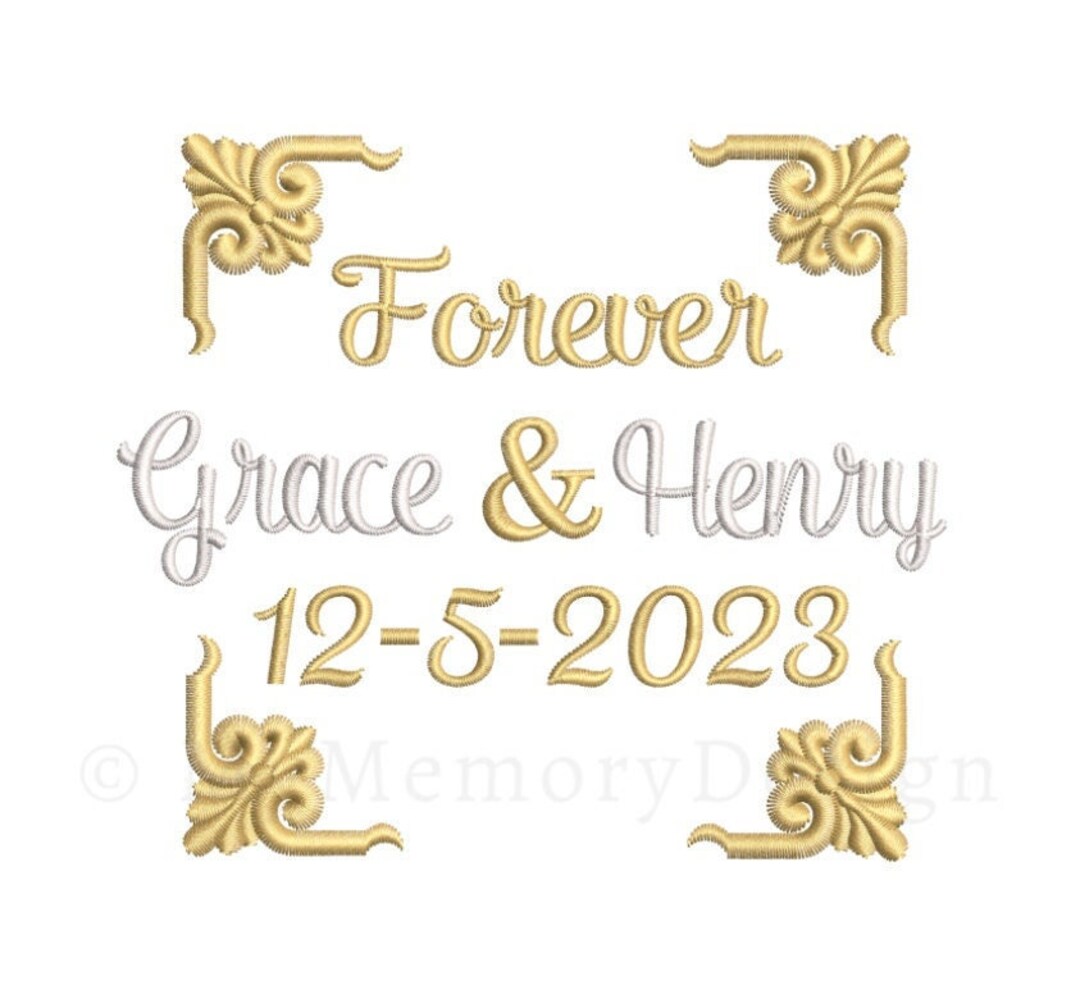 Wedding Ring Cushion TEMPLATE, Wedding Frame Floral Embroidery, Bridal