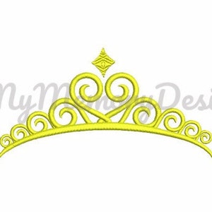 Crown embroidery design , Princess embroidery design , Crown embroidery design, Girl embroidery design , Machine embroidery design , tiara