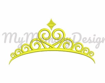 Crown embroidery design , Princess embroidery design , Crown embroidery design, Girl embroidery design , Machine embroidery design , tiara