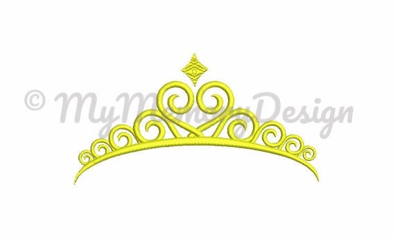 Crown embroidery design , Princess embroidery design , Crown embroidery  design, Girl embroidery design , Machine embroidery design , tiara