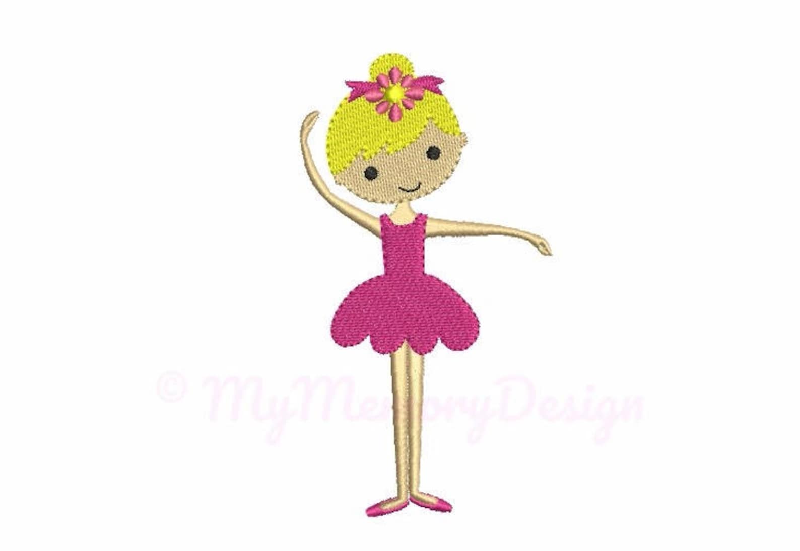 ballet embroidery - girl embroidery - machine embroidery - digital file - instant download - pes hus jef vip vp3 xxx dst exp - 7