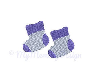 Baby Shoes Embroidery Design - Newborn Embroidery Pattern - Machine embroidery digital dowload file - INSTANT DOWNLOAD 6 SIZES