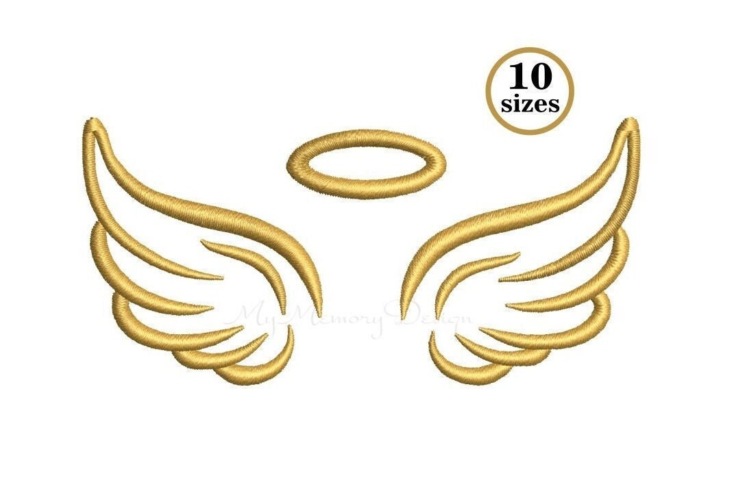 Alas de angel bordadas hotsell