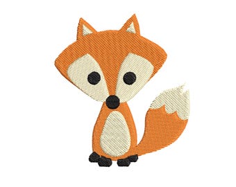Baby boy Fox embroidery - Forest animals embroidery - Animal embroidery - Baby embroidery - Machine embroidery - Instant download - 5 size