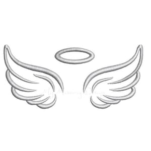 Angel Wings Embroidery Designs, Machine Embroidery Design, Instant ...