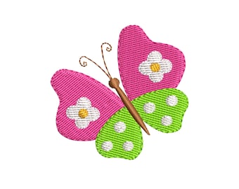 Butterfly Embroidery Design, Animal embroidery design, Machine embroidery  design,  INSTANT DOWNLOAD,  6 SIZES