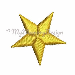 Stars embroidery design - Mini star embroidery - Basic star - Machine embroidery design - INSTANT DOWNLOAD - 5 SIZE