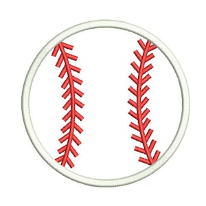 Baseball Embroidery Design , Softball Applique ,Baseball Applique , Ball  Applique, 3 Size , 4x4 5x7 6x10 embroidery ,Machine Embroidery