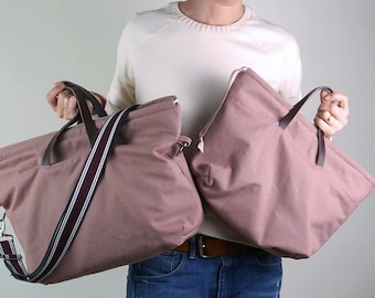 Bolsa de Proyecto Patrón de Costura PDF / Tutorial de Costura / Patrón de Bolsa de Tejer / 2 Tamaños / Manualidad DIY / Descarga Instantánea / Versión en Inglés