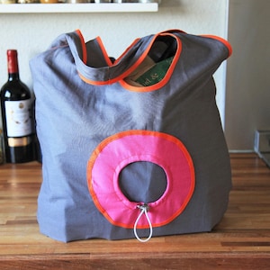 Foldable shopping Bag PDF Sewing Pattern English Version – 3 Variations / Sewing Tutorial / DIY Craft / Instant Download / Christmas gift