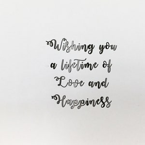 words written on the inside of the card