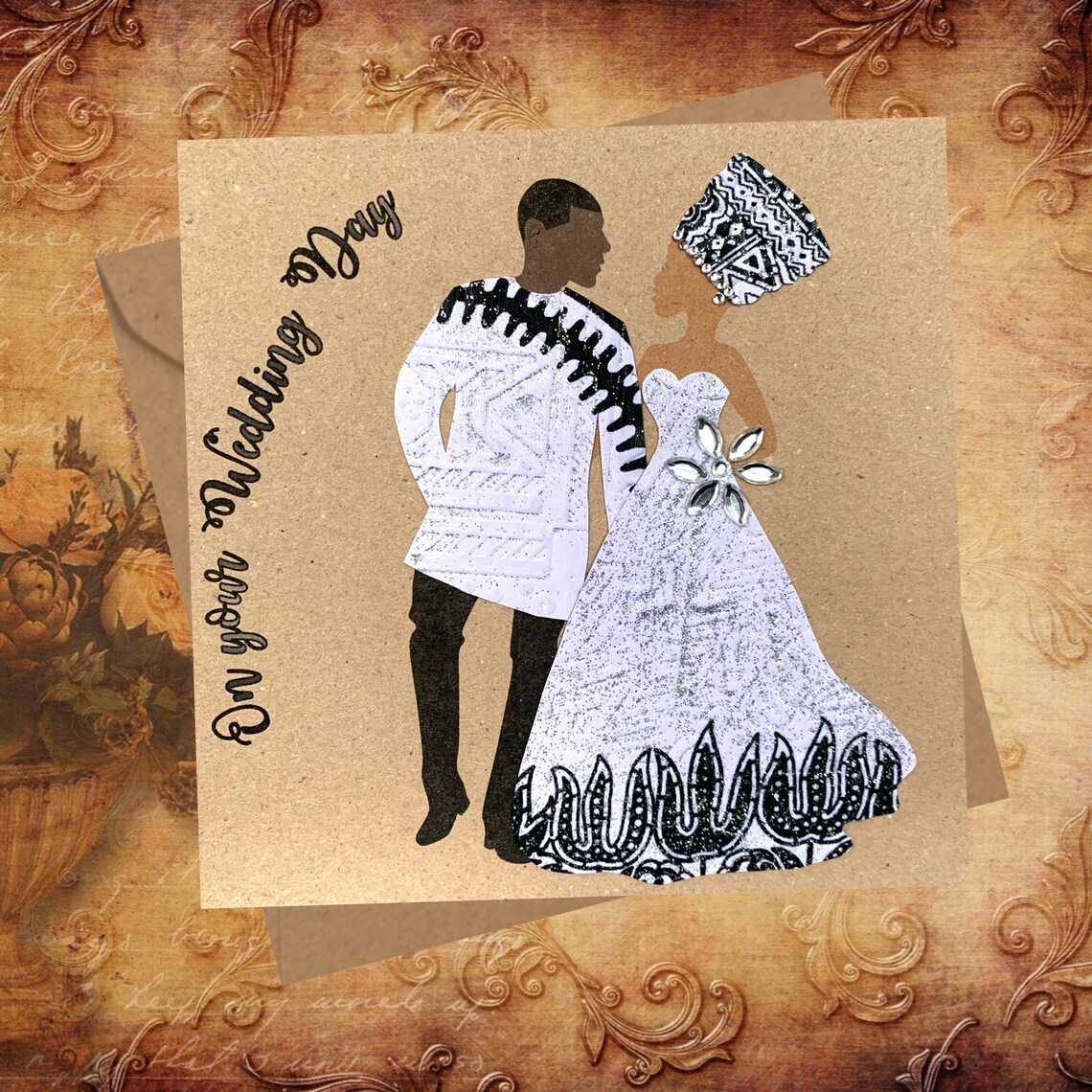 Afrikanische Hochzeitskarte 9 hautfarbene Farbwahlen 2 Etsy