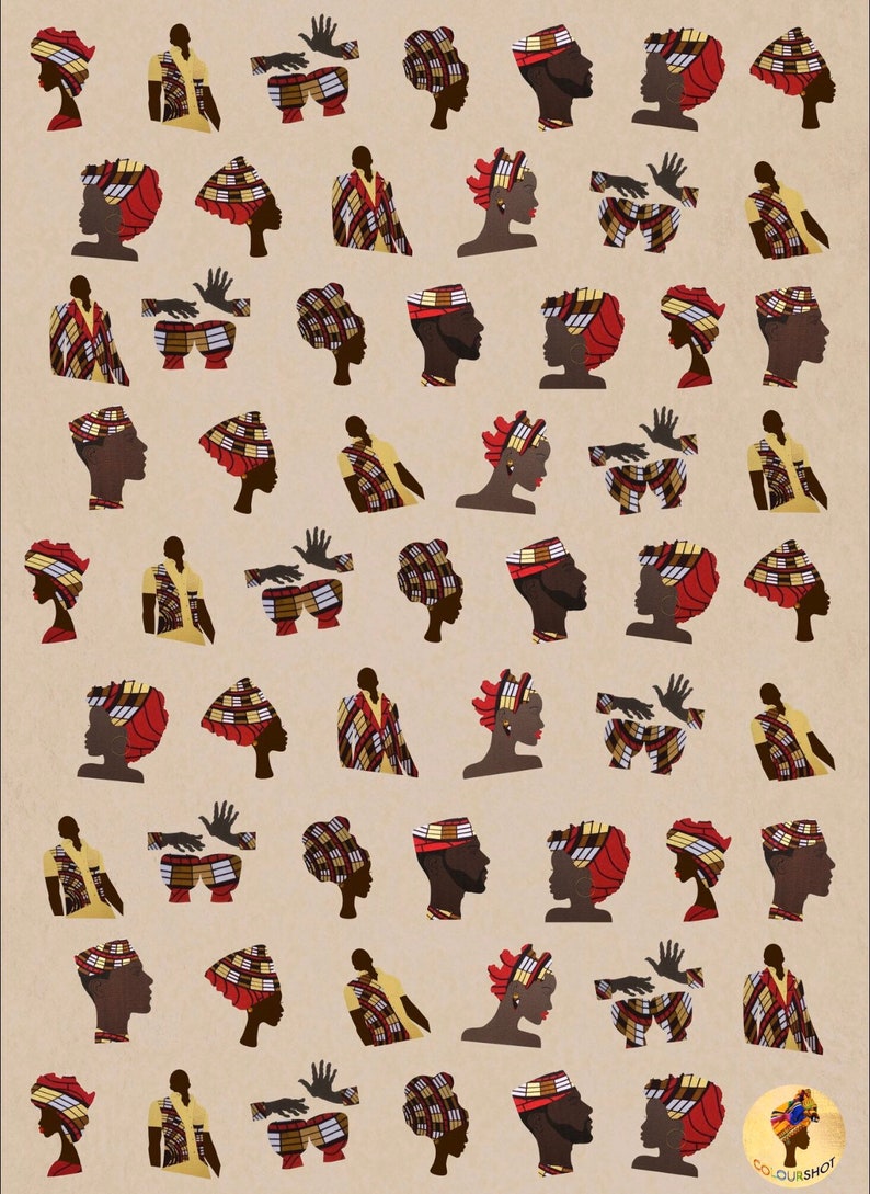 Gift Wrap Paper African Wrapping Paper Birthday Gift Wrap Etsy UK