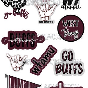 WTAMU Digital SVG Downloads