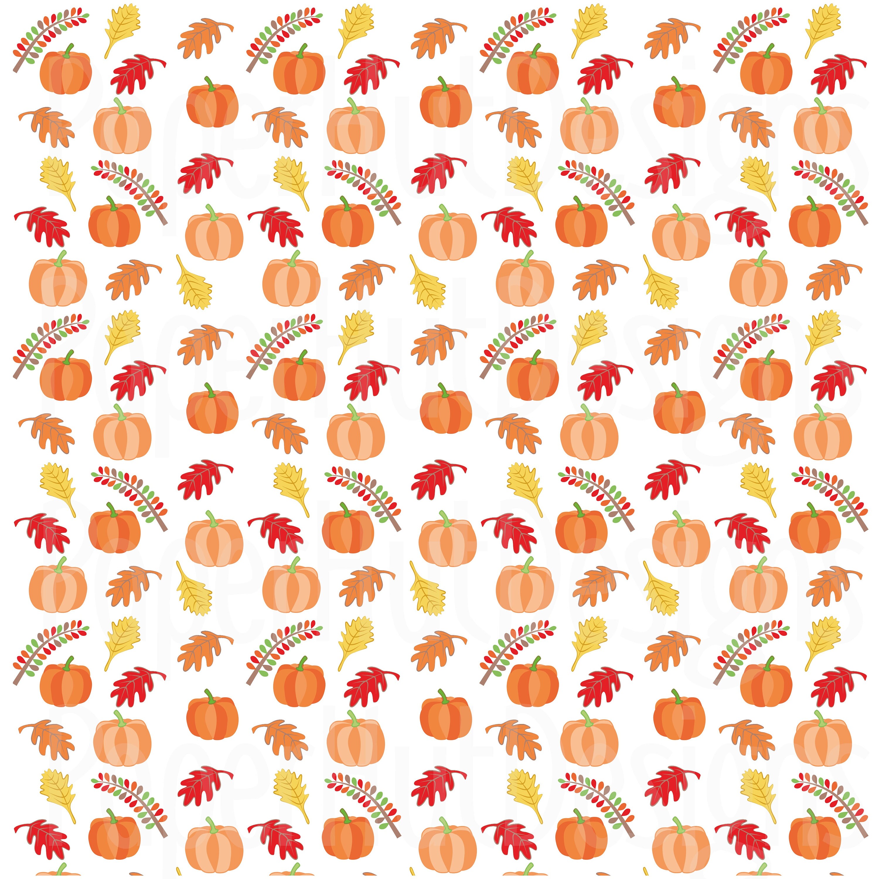 Thanksgiving Clipart and Digital Papers Set: Digital Download - Etsy