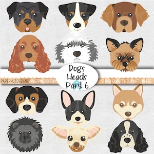 Dog Faces Clipart-Dog Clipart-Dog Faces Clip Art- Dog Clip Art-Puppy Faces Clipart-Puppy Clipart-Dogs digital graphics
